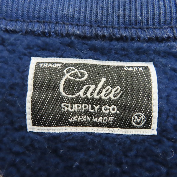 実際に弊社で買取させて頂いたCALEE/キャリー 20AW ロゴプリント クルーネックトレーナー/Mの画像 2枚目