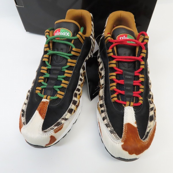 実際に弊社で買取させて頂いた【未使用】NIKE×ATMOS/ナイキ×アトモス AIR MAX 95 OG DLX ANIMAL PACK AQ0929-200 26.0