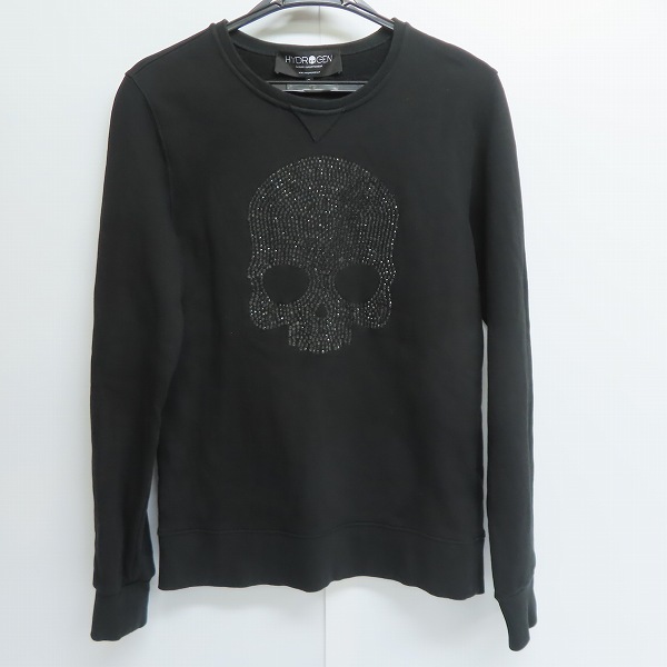 実際に弊社で買取させて頂いたHYDROGEN/ハイドロゲン スカル スタッズ スウェット/トレーナー ブラック/S