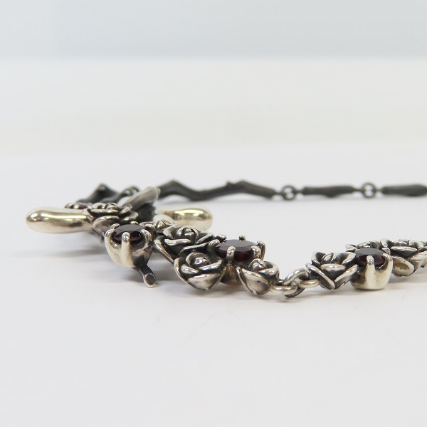 実際に弊社で買取させて頂いたBloody Mary/ブラッディマリー 2013年 xmas限定 ヴァニタス ローズ クロス ネックレスの画像 2枚目