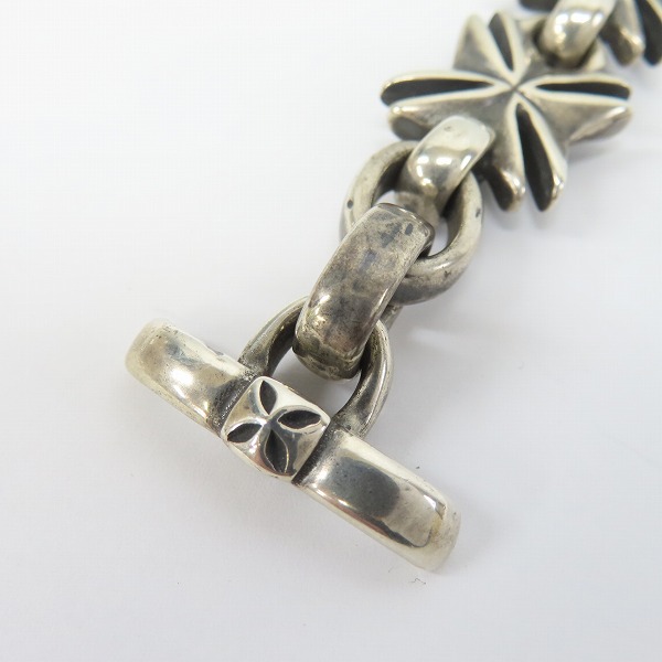 実際に弊社で買取させて頂いたBWL/BILL WALL LEATHER/ビルウォールレザー マルタクロス ブレスレット の画像 2枚目