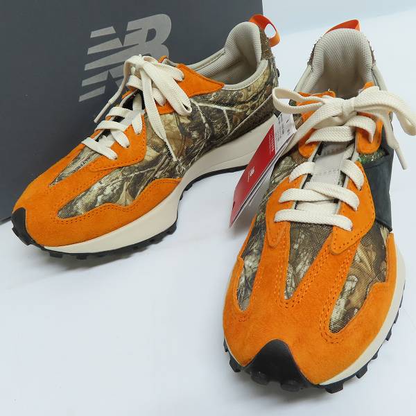 実際に弊社で買取させて頂いた【未使用】New Balance×atmos/ニューバランス×アトモス リアルツリー カモ MS327ART/26.5
