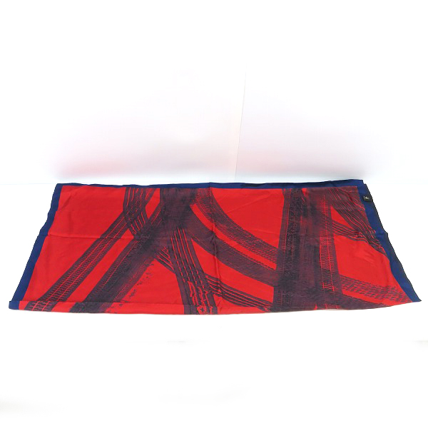 実際に弊社で買取させて頂いたDunhill/ダンヒル シルク/カシミヤ混 大判ストールの画像 1枚目