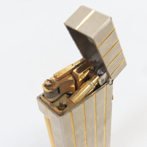 実際に弊社で買取させて頂いたdunhill/ダンヒル サイドローラーガスライター ストライプの画像 7枚目