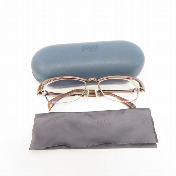 実際に弊社で買取させて頂いた999.9/フォーナインズ S-311T メガネフレームの画像 8枚目