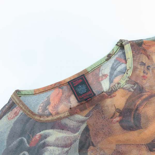 実際に弊社で買取させて頂いたJEAN PAUL GAULTIER CLASSIQUE/ジャンポールゴルチェ パワーネット 宗教画 ワンピースの画像 5枚目