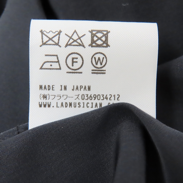 実際に弊社で買取させて頂いたLAD MUSICIAN/ラッドミュージシャン 20AW DECHINE STANDARD SHIRT 長袖 シャツ 2220-105/42の画像 4枚目