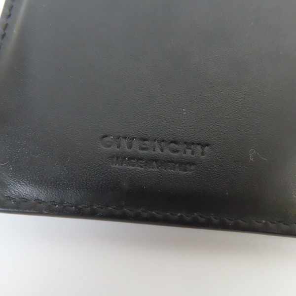 実際に弊社で買取させて頂いた【レシート付き】GIVENCHY/ジバンシー スター×ロゴ型押し レザー長財布 BK06030106 001の画像 3枚目