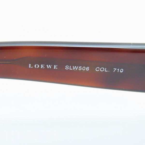 実際に弊社で買取させて頂いた（1）LOEWE/ロエベ サングラス アイウェア SLW506 COL.710 の画像 7枚目