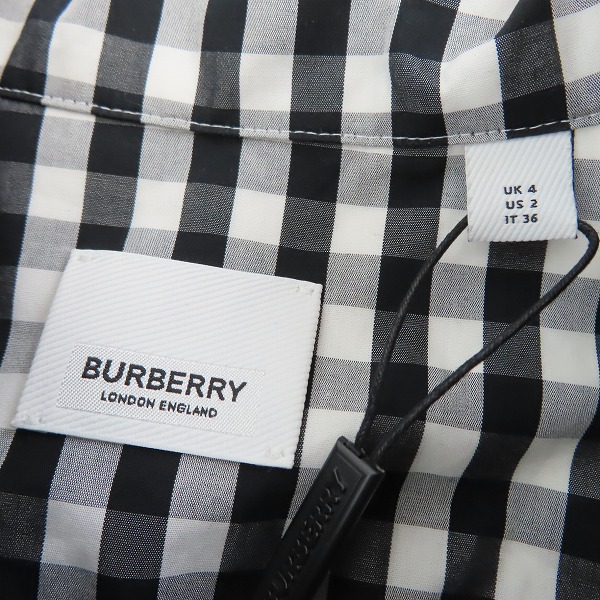 実際に弊社で買取させて頂いたBURBERRY/バーバリー チェックシャツワンピース 8029110/IT36の画像 2枚目