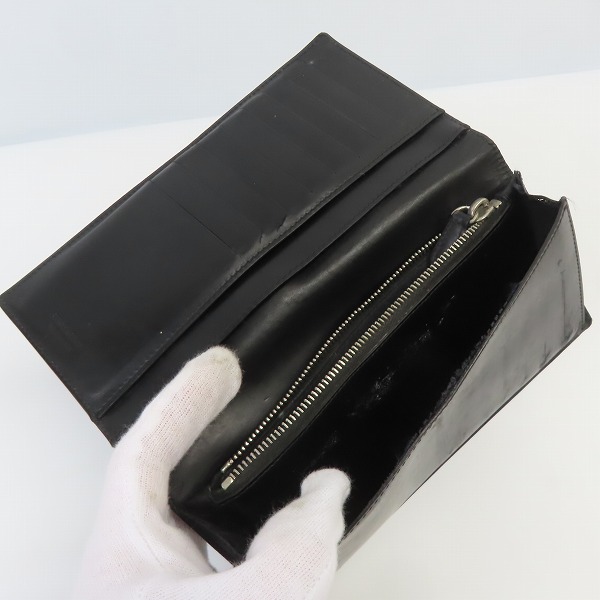 実際に弊社で買取させて頂いた【レシート付き】GIVENCHY/ジバンシー スター×ロゴ型押し レザー長財布 BK06030106 001の画像 4枚目