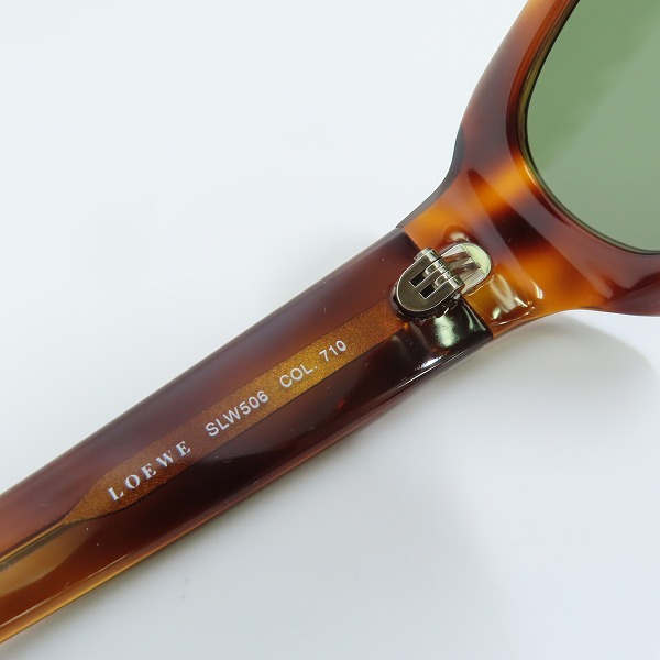 実際に弊社で買取させて頂いた(2)LOEWE/ロエベ サングラス アイウェア SLW506 COL.710 の画像 5枚目