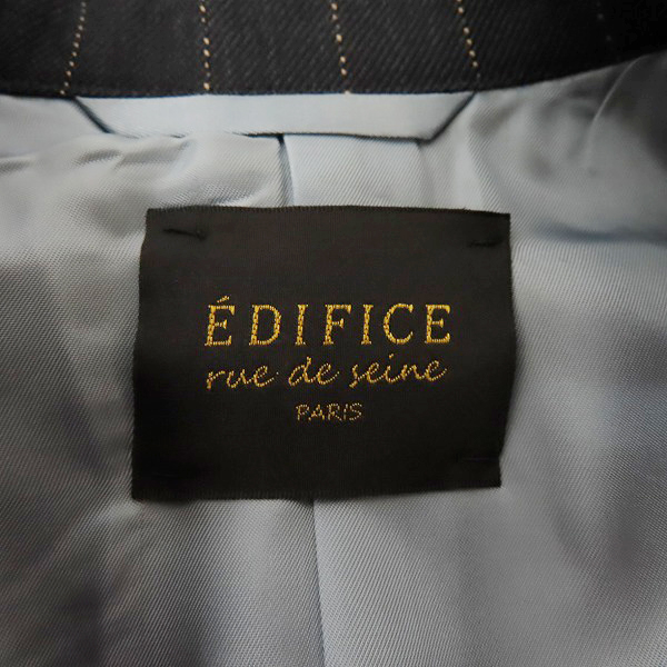 実際に弊社で買取させて頂いたEDIFICE/エディフィス セットアップ スーツ ストライプ/36の画像 2枚目