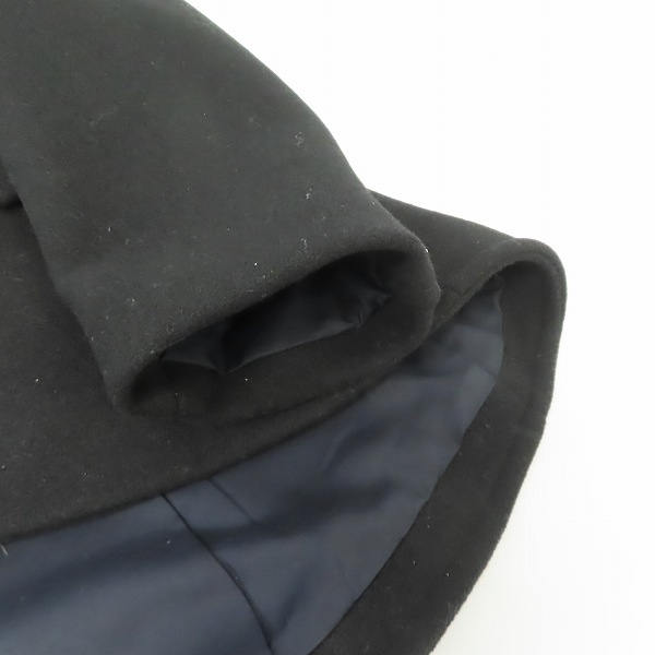 実際に弊社で買取させて頂いたMARK AWARE/マーカウェア ウール グレートコート/ブラック/2の画像 7枚目