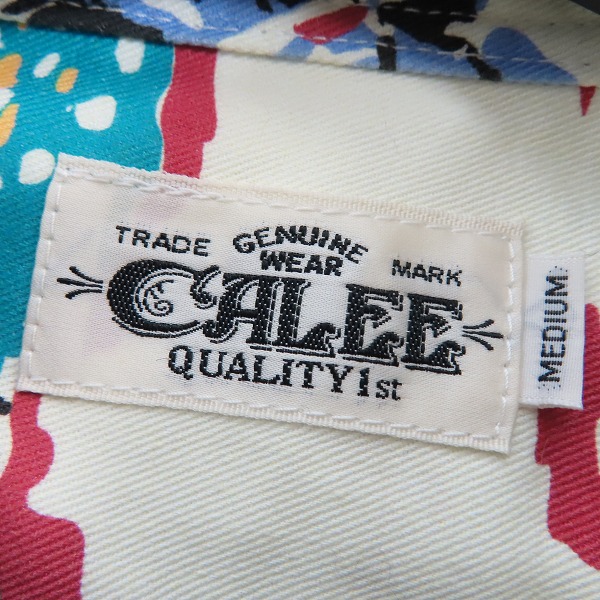 実際に弊社で買取させて頂いたCALEE/キャリー 17SS Allover western patten print shirt/ウエスタン プリントシャツ/総柄/長袖/Mの画像 2枚目