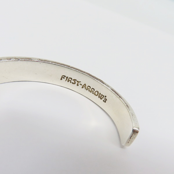 実際に弊社で買取させて頂いたFIRST ARROW'S/ファーストアローズ K18付 イーグルスタンプ バングル 8mmの画像 6枚目