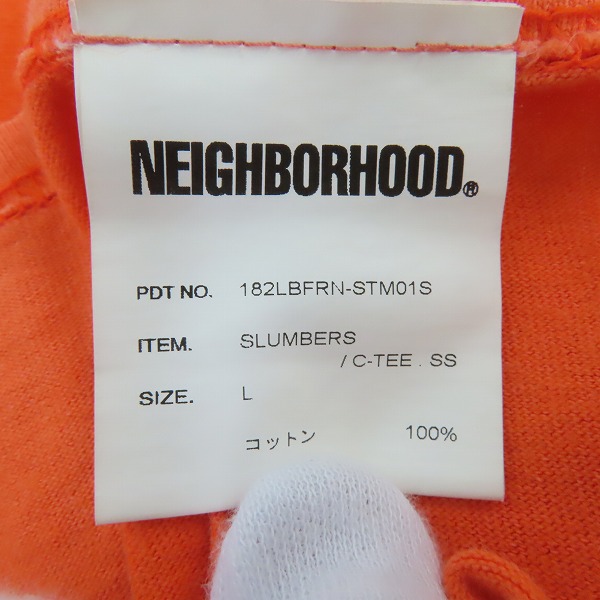 実際に弊社で買取させて頂いたNEIGHBORHOOD×Fragment Design/ネイバーフッド×フラグメント デザイン SLUMBERS C TEE SS Tシャツ 182LBFRN-STM01S/Lの画像 3枚目