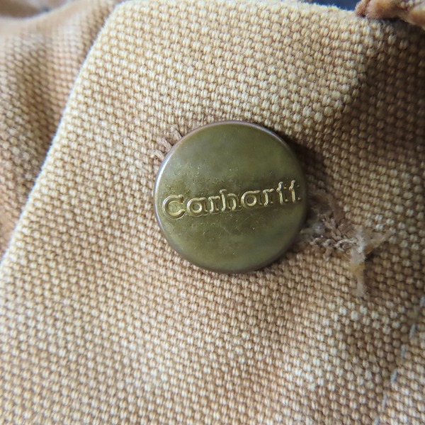 実際に弊社で買取させて頂いたCarhartt/カーハート Gジャンタイプ ダック地 ワークジャケット/40の画像 5枚目