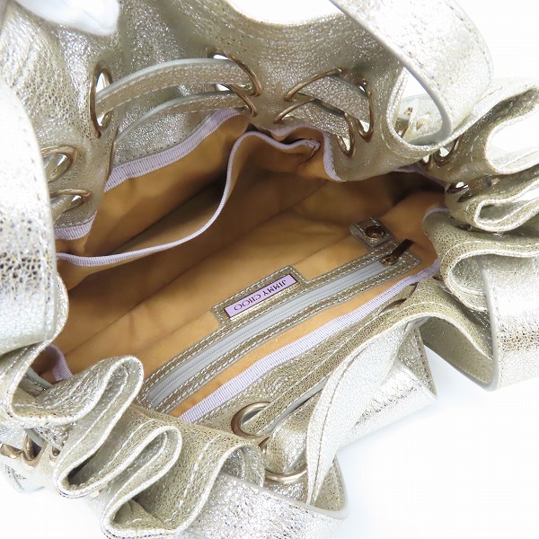 実際に弊社で買取させて頂いたJIMMY CHOO/ジミーチュウ ラモナ ハンドバッグの画像 3枚目