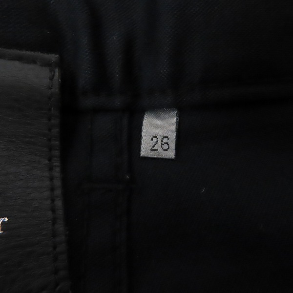 実際に弊社で買取させて頂いた【JPタグ】DIOR HOMME/ディオールオム 裾ジップ スキニーパンツ 9H31J2971254/26の画像 3枚目