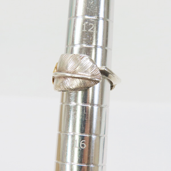 実際に弊社で買取させて頂いたFIRST ARROW'S/ファーストアローズ K18付 フェザー リングの画像 8枚目