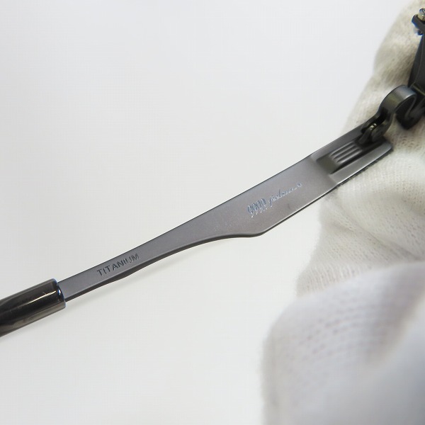 実際に弊社で買取させて頂いた999.9 feelsun/フォーナインズフィールサン 跳ね上げ式 眼鏡 アイウェア F-05NPMの画像 4枚目