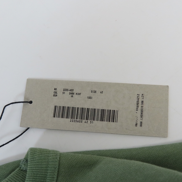 実際に弊社で買取させて頂いたLAD MUSICIAN/ラッドミュージシャン CREW NECK BIG PULLOVER プルオーバー スウェット 2220-603/42の画像 7枚目