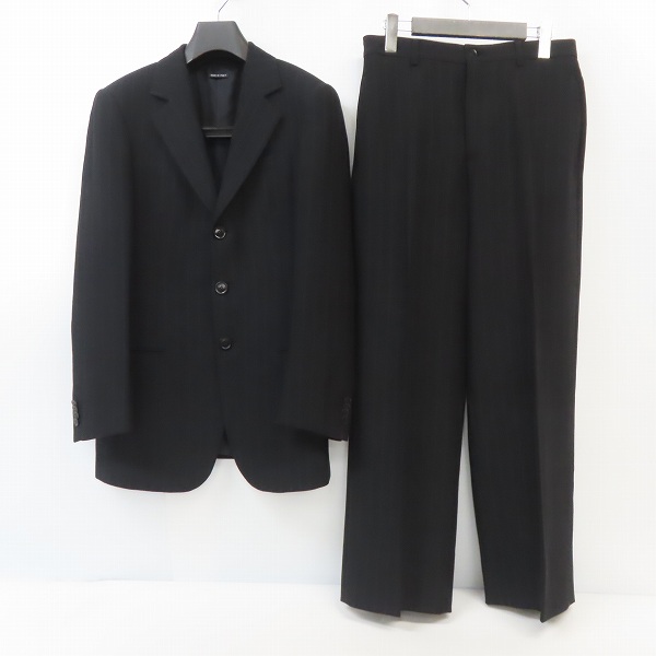 実際に弊社で買取させて頂いたGIORGIO ARMANI/ジョルジオアルマーニ  ストライプ柄 ジャケット/パンツ/44 セットアップスーツ