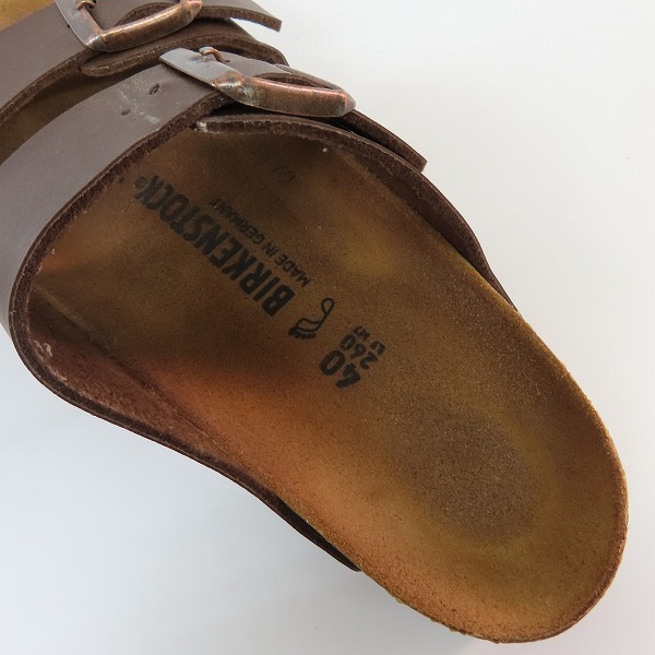 実際に弊社で買取させて頂いたBIRKENSTOCK/ビルケンシュトック レザー サンダル 26の画像 4枚目