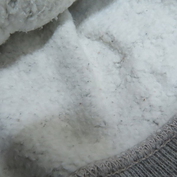 実際に弊社で買取させて頂いたTHE FLAT HEAD/フラットヘッド  BLACK BUFFALO 後付けフード Vガゼット スウェットパーカー /Mの画像 7枚目