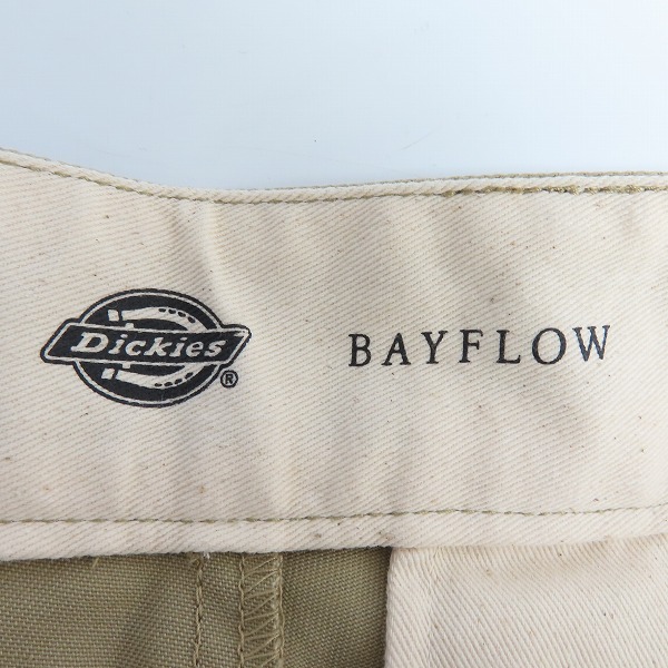 実際に弊社で買取させて頂いた【未使用】Dickies×BAYFLOW/ディッキーズ×ベイフロー テーパードパンツ ベージュ BW1908IT01/Mの画像 2枚目