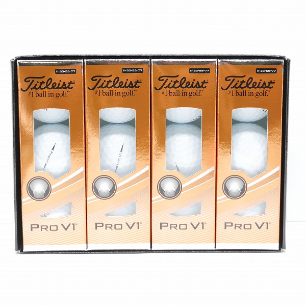 実際に弊社で買取させて頂いた【未使用】Titleist/タイトリスト PRO V1 ゴルフボール 1ダース
