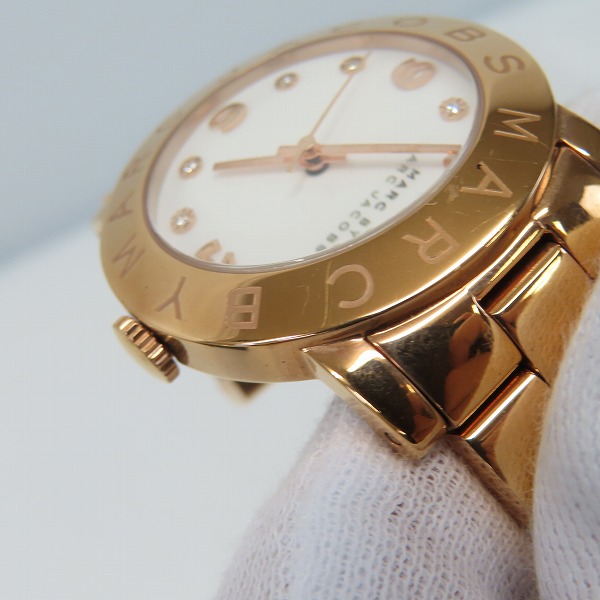 実際に弊社で買取させて頂いたMARC BY MARC JACOBS/マークバイマークジェイコブス クォーツ 腕時計【動作未確認】の画像 6枚目