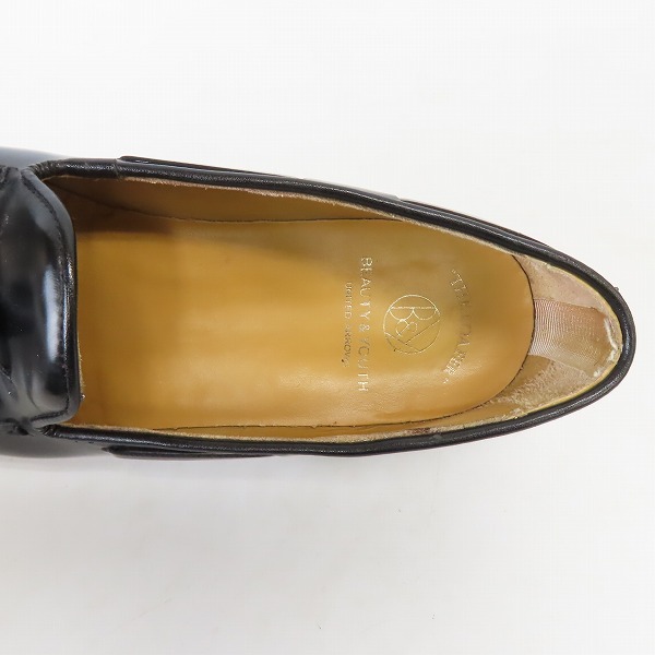 実際に弊社で買取させて頂いたBEAUTY&YOUTH UNITED ARROWS/ビューティーアンドユースユナイテッドアローズ タッセルローファー FTUB-30621-13/8の画像 4枚目