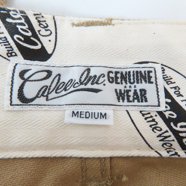 実際に弊社で買取させて頂いたCALEE/キャリー ワークパンツ/Mの画像 2枚目