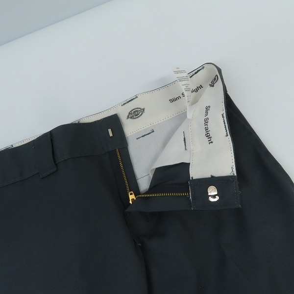 実際に弊社で買取させて頂いたDickies/ディッキーズ SLIM STRAIGHT スリムストレート ワークパンツ/30×30の画像 4枚目