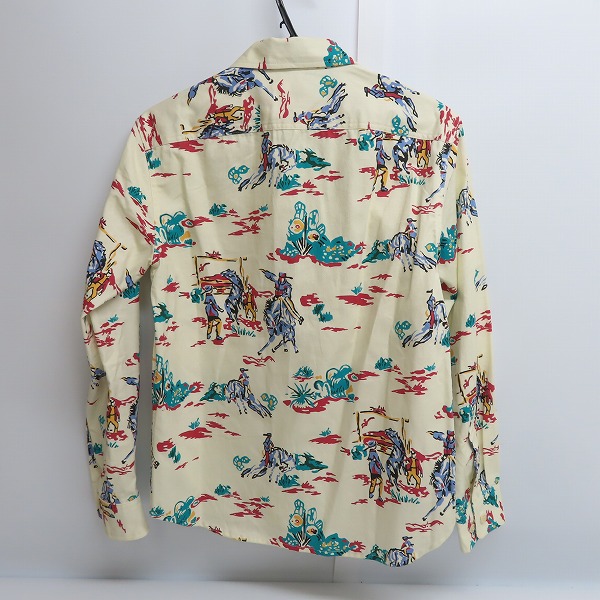 実際に弊社で買取させて頂いたCALEE/キャリー 17SS Allover western patten print shirt/ウエスタン プリントシャツ/総柄/長袖/Mの画像 1枚目