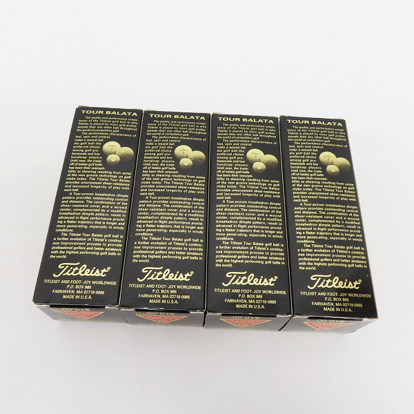 実際に弊社で買取させて頂いた【未使用】Titleist/タイトリスト TOUR BALATA 90 ゴルフボール 1ダースの画像 2枚目