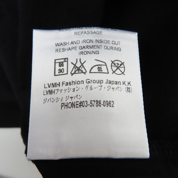 実際に弊社で買取させて頂いたGIVENCHY/ジバンシィ 17AW ロットワイラープリントＴシャツ BM705L3Y1P/XSの画像 4枚目