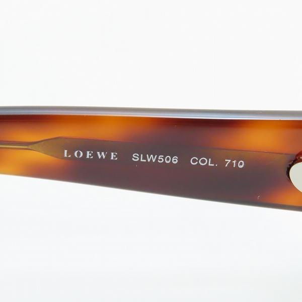 実際に弊社で買取させて頂いた（3）LOEWE/ロエベ サングラス アイウェア SLW506 COL.710 の画像 7枚目