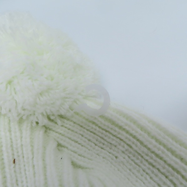 実際に弊社で買取させて頂いた（1）【未使用】NEW ERA×FRAGMENT DESIGN/ニューエラ×フラグメント デザイン ポンポンニット リブ ホワイトの画像 9枚目