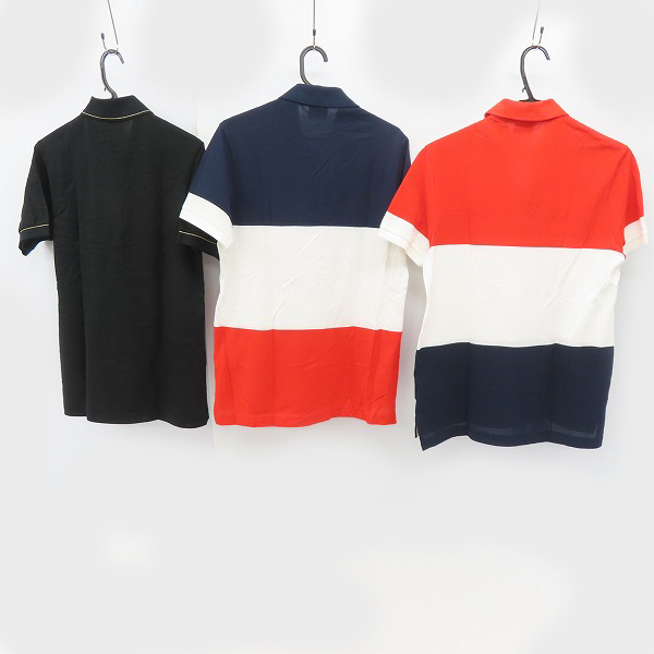 実際に弊社で買取させて頂いた【未使用含む】LACOSTE/ラコステ トリコロール等 ポロシャツ/3/3点セットの画像 1枚目