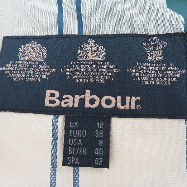 実際に弊社で買取させて頂いたBarbour/バブアー ALNESS QUILT キルティング ジャケット LQU1377/UK12 の画像 2枚目