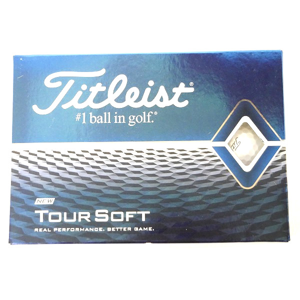 実際に弊社で買取させて頂いた 【未使用】Titleist/タイトリスト TOUR SOFT ゴルフボール 1ダース の画像 2枚目