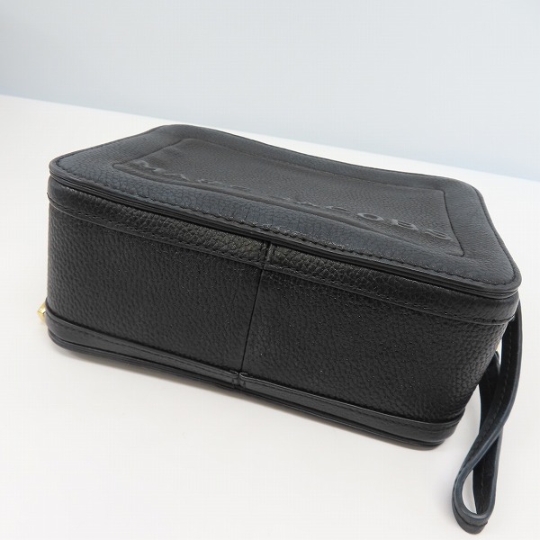 実際に弊社で買取させて頂いたMARC JACOBS/マークジェイコブス テクスチャードボックス ハンドバッグ/ショルダーバッグ ウェビングストラップ付 M0014840の画像 2枚目