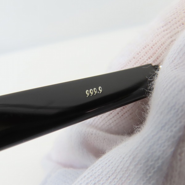 実際に弊社で買取させて頂いた999.9/フォーナインズ アイウェア/メガネフレーム NP-60の画像 6枚目