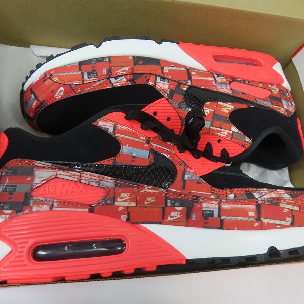 実際に弊社で買取させて頂いたNIKE×atmos/ナイキ×アトモス AIR MAX 90 PRNT "WE LOVE NIKE"/エアマックス90 プリント AQ0926-001/27.5の画像 7枚目