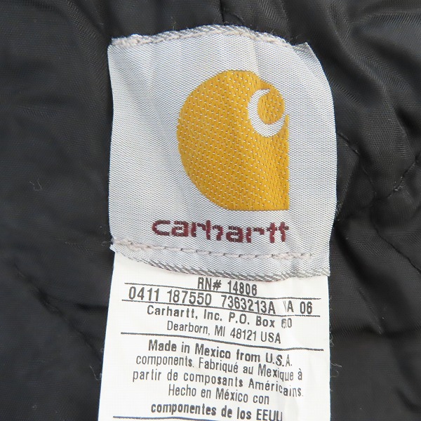 実際に弊社で買取させて頂いたcarhartt/カーハート オーバーオール/サロペット/46×28の画像 2枚目