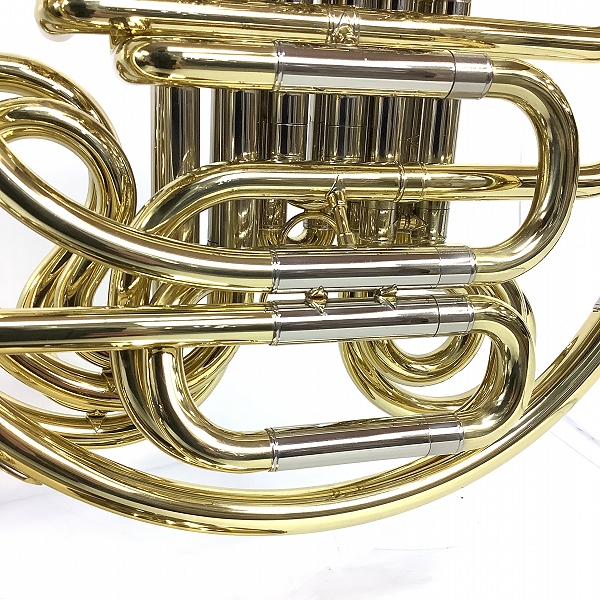 実際に弊社で買取させて頂いた★PLAYTECH/プレイテック PTHR-300 フレンチホルン フルダブル ホルンの画像 6枚目