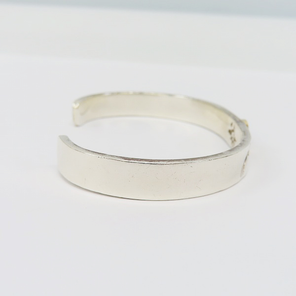 実際に弊社で買取させて頂いたFIRST ARROW'S/ファーストアローズ K18付 イーグルスタンプ バングル 8mmの画像 4枚目